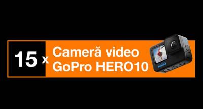 Concurs: Castiga 15 camere video sport GoPro Hero 10 Black!