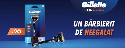 Concurs: Castiga 20 de aparate de ras Gillette ProGlide!