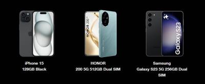 Concurs: Castiga un telefon mobil Honor 200 512GB, un telefon mobil Samsung Galaxy S23 256GB si un telefon mobil Apple iPhone 15 128GB!