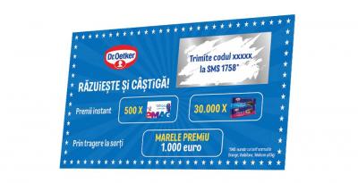 Concurs: Castiga 1.000 de euro pentru un gest mare, 500 vouchere de cumparaturi eMAG in valoare de 100 de lei fiecare si 30.000 prajituri Dr. Oetker!